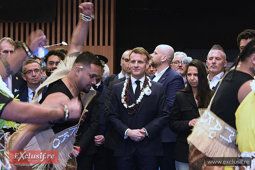 Emmanuel Macron,au Pavillon du Pacifique. Emmanuel Macron,au Pavillon du Pacifique.