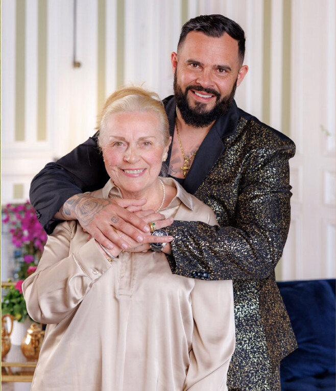 Anthony (40 ans) et sa mère Joëlle (70 ans)