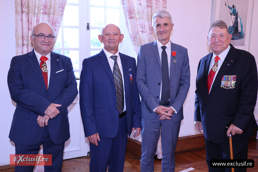 Jean-François Gros, Jean-Paul Ledenon, Patrice Latron, et Jean-Claude Pech