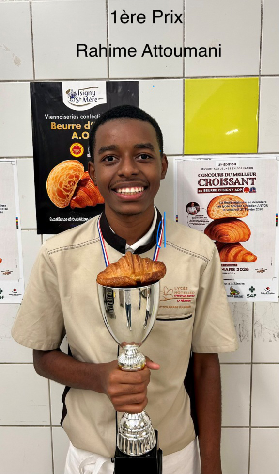 Concours du Meilleur Croissant au Beurre d'Isigny: les deux lauréats réunionnais sont...