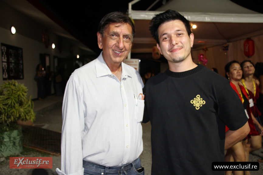 Aziz Patel, d'Exclusif.re, et le chanteur très connu Hyro974