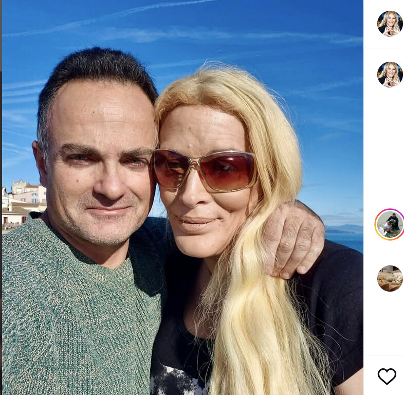 Avec son ami Laurent Amar (photo postée sur son compte en décembre 2025)