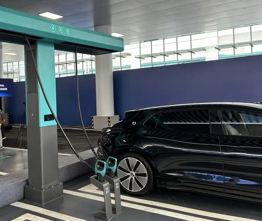 Une station de recharge BYD (source autohome) Une station de recharge BYD (source autohome)