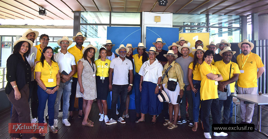 La photo de famille lors de la conférence de presse de présentation La photo de famille lors de la conférence de presse de présentation