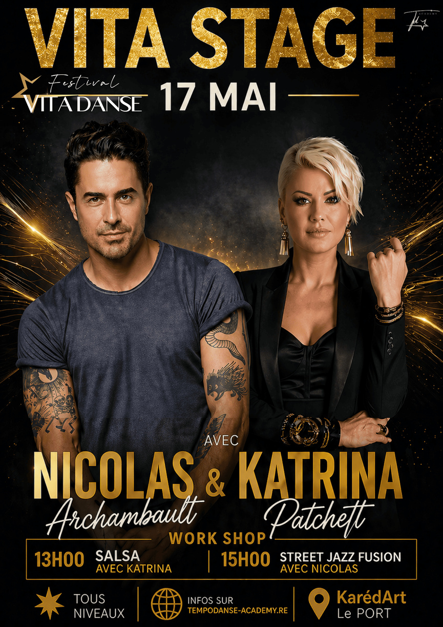 Festival Vita Danse du 14 au 17 mai: 2 guest-stars invitées, et 6 Stars Péi