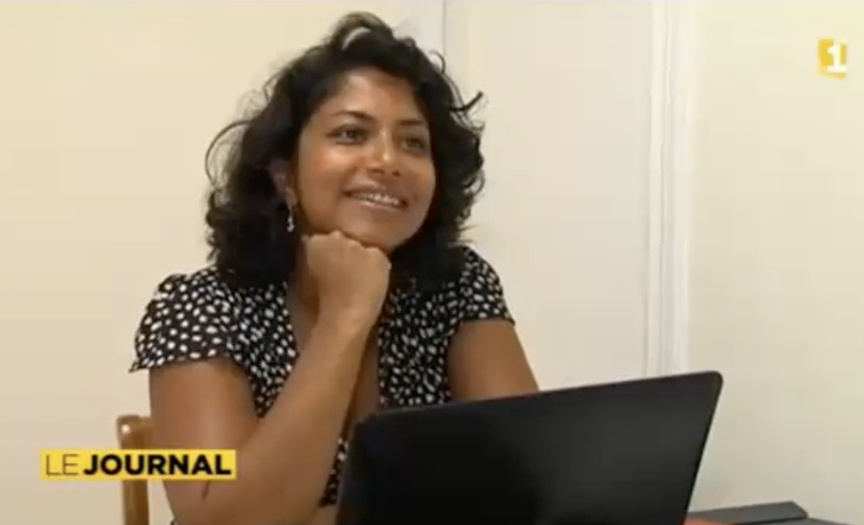 Anissa Sadar il y a quelques années dans un reportage sur le réseau outre-mer