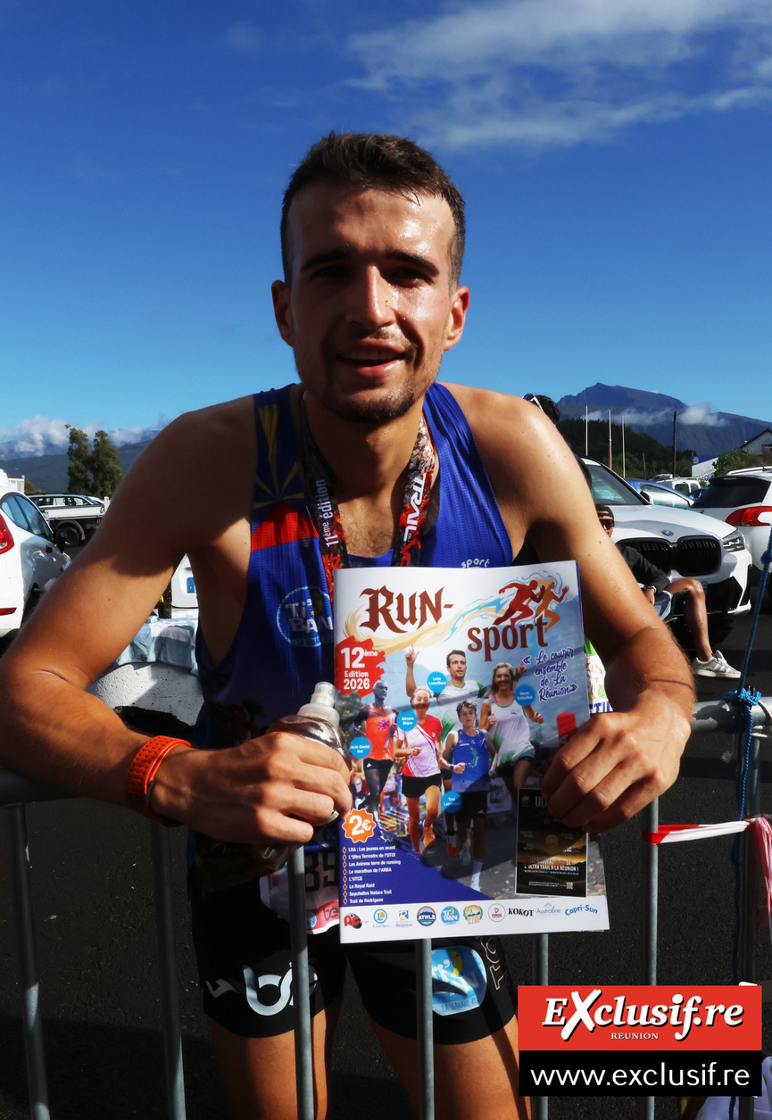 Loïck Lecoufflard, avec le nouveau numéro de Run Sport