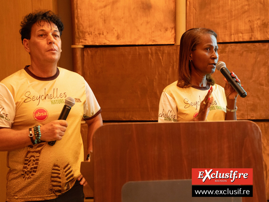 Chris Hammer de ILOP et Bernadette Vuillemin, directrice de l'Office de Tourisme des Seychelles