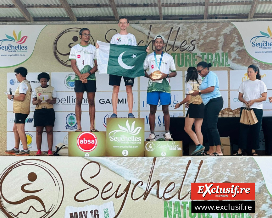 Les trois premiers Hommes de la course Les trois premiers Hommes de la course