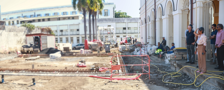Les travaux continuent de plus belle...