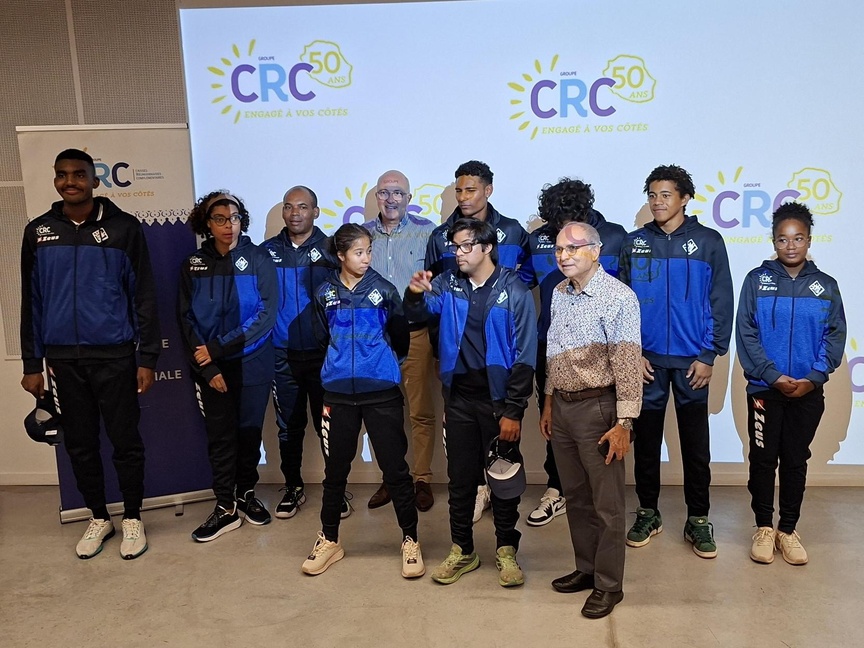 Le Groupe CRC soutient les athlètes réunionnais de sport adapté pour les championnats nationaux
