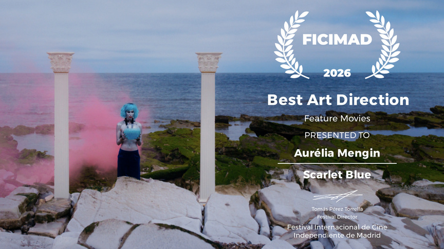 Best Art Direction Award, attribué à Aurélia Mengin pour l’exceptionnelle direction artistique de Scarlet Bllue