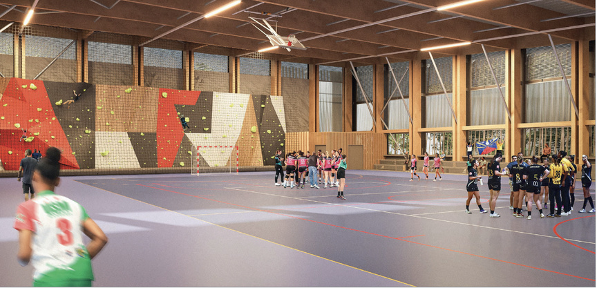 Gymnase de Champ Fleuri: première pierre posée, livraison en septembre 2027