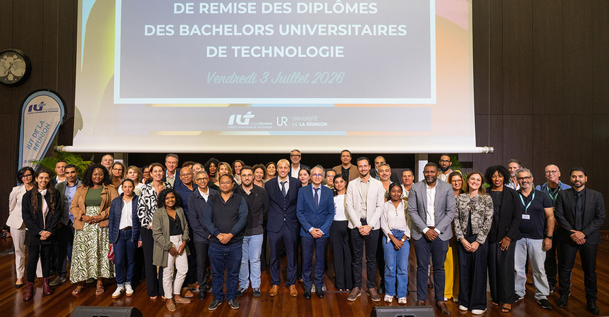 L’IUT Réunion célèbre ses 259 diplômés en Bachelor Universitaire de Technologie
