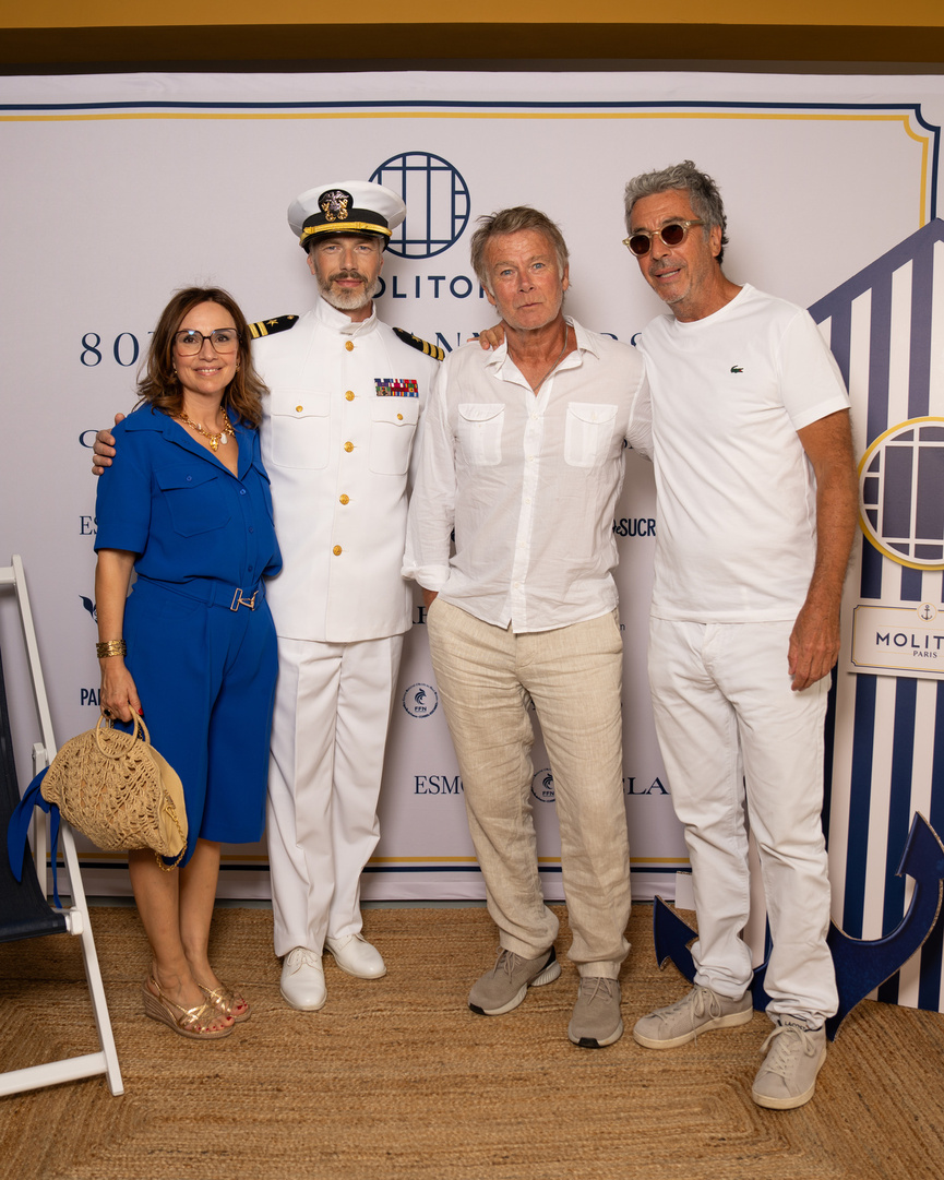 Le Capitaine Pollet a accueilli plusieurs invités de marque. Ici Franck Dubosc