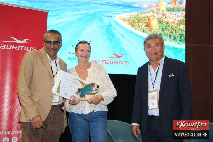 Remise des prix du Best Travel Awards, organisé par l'île Rodrigues, en partenariat avec Air Mauritius