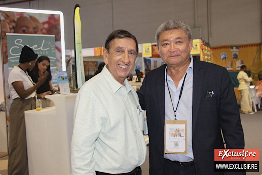 Aziz Patel et Jean-Alain Wong-So