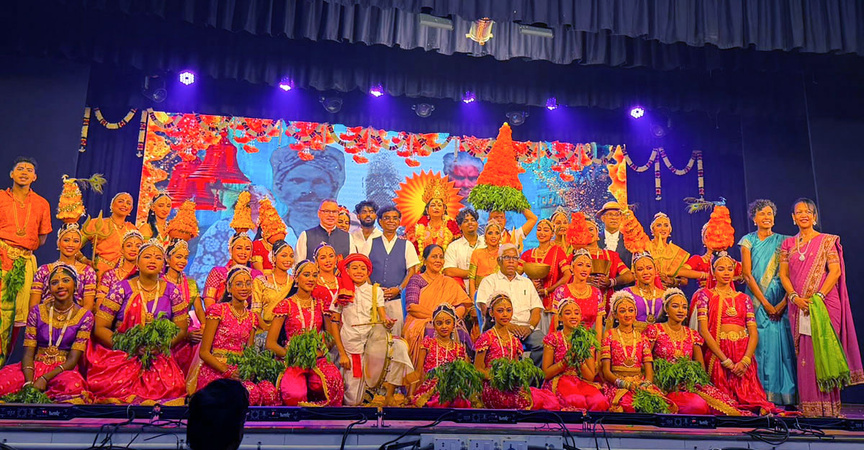 La photo de famille priose en Inde vendredi dernier La photo de famille priose en Inde vendredi dernier