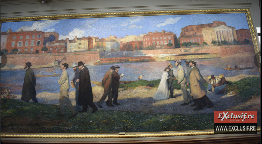Dans la Salle des Illustres au Capitole ont peut admirer de magnifiques toiles et sculptures d'Henri Martin, Jean-Paul Laurens, Paul Gervais et bien d’autres artistes (voir photos ci-dessous)