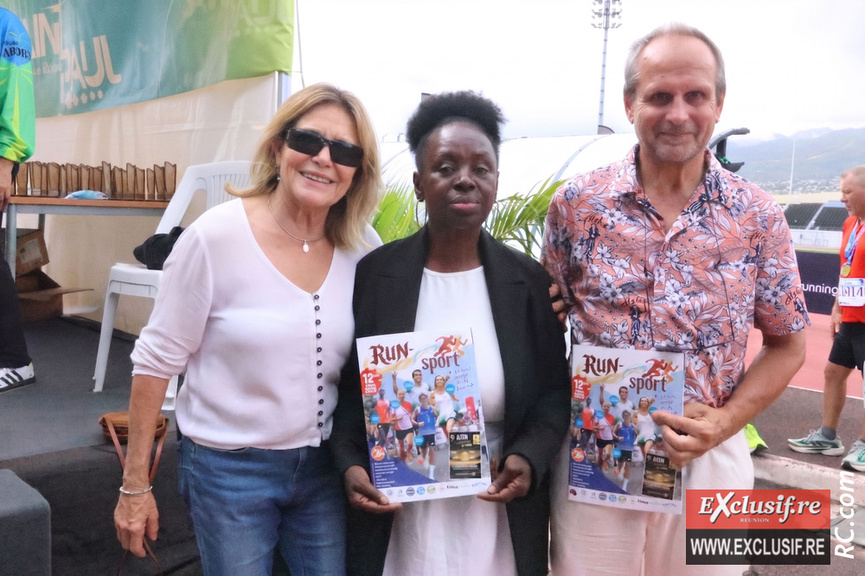 Marlène Chane See Chu, Patricia Profil, conseillère régionale et Jean-Baptiste Protet, ancien membre de l'équipe de France, des années 80