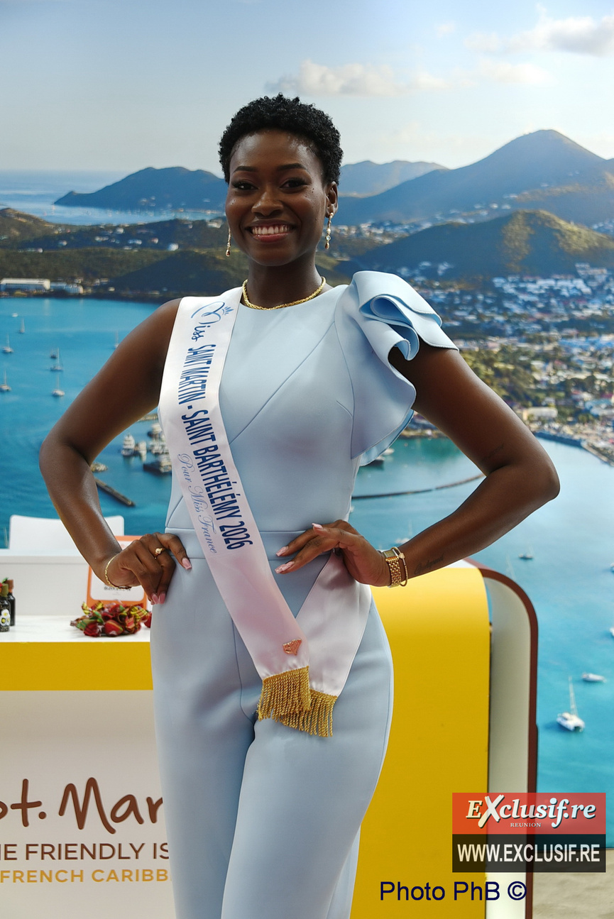 Du haut de son mètre 84, Naïla Parotte promet déjà un super accueil aux candidates dans son île de Saint-Martin