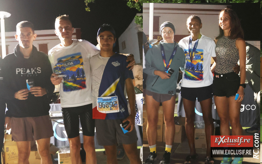 Les podiums hommes et femmes de la 16ème édition de Solida'Run Les podiums hommes et femmes de la 16ème édition de Solida'Run