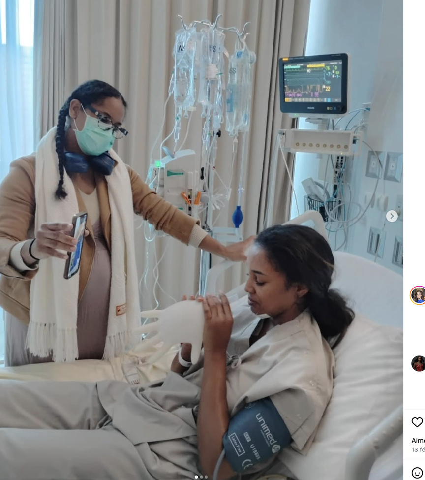 Elle est restée longtemps en soins à l'hôpital, et aujourd'hui encore elle est en rééducation