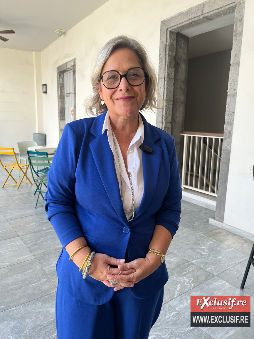 Kathy Hoarau, présidente du Medef, a enfilé sa tenue de combat...
