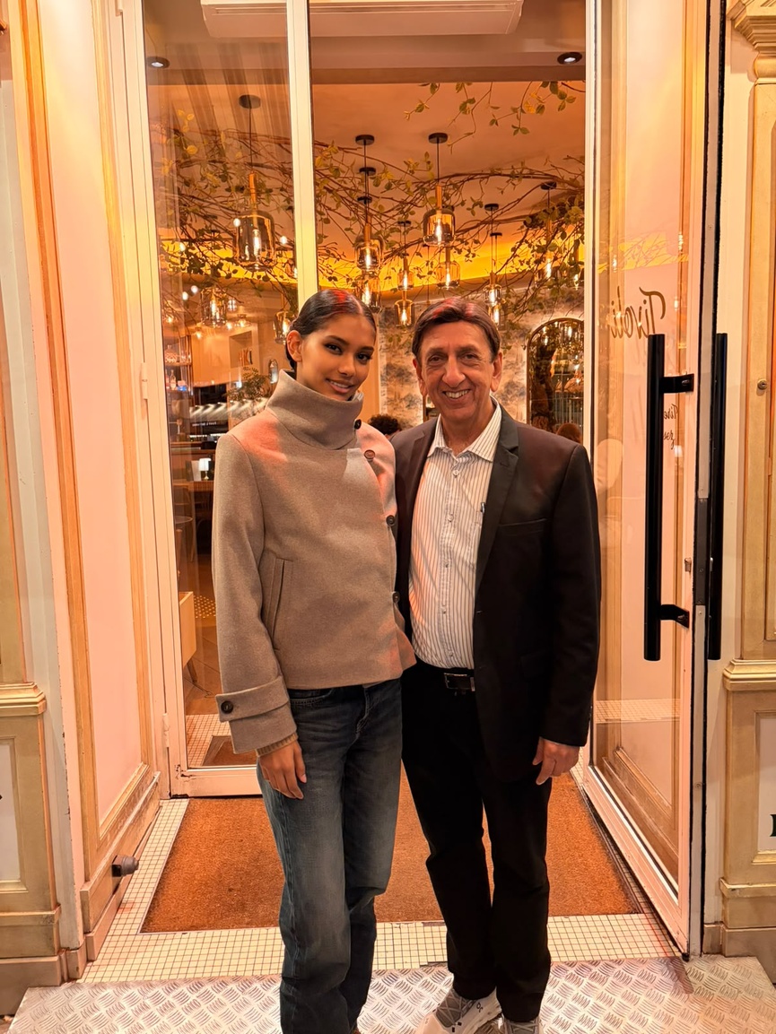 A Paris avec Aziz Patel, co-organisateur de Top Model Réunion et fier du parcours d'Ilyana: "Je continuerai à la suivre et à la conseiller si besoin" dit-il