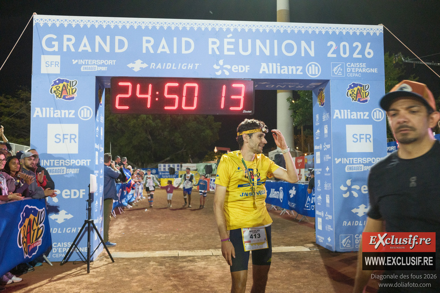 Grand Raid 2026: des images de l'arrivée de la Diagonale des Fous