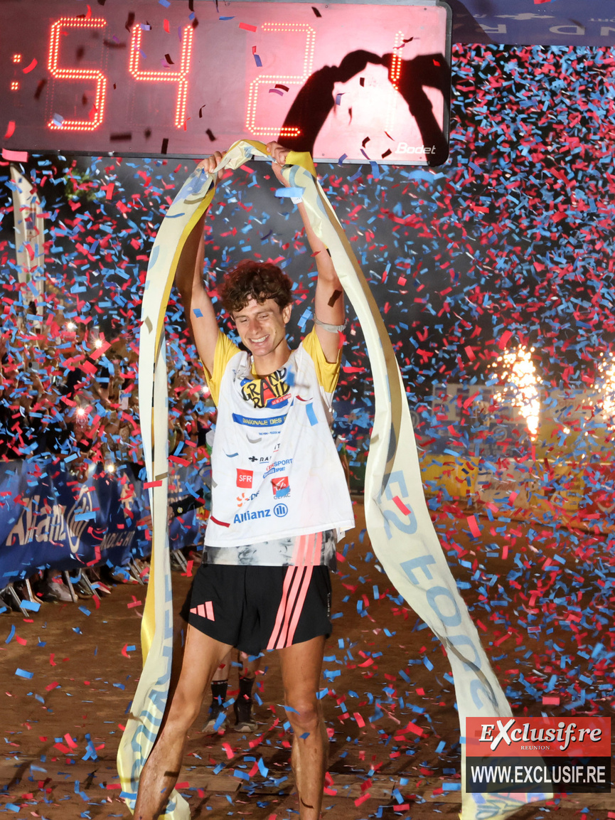 Le 2ème plus jeune vainqueur de l'histoire du Grand Raid (Après Kylian Jornet)