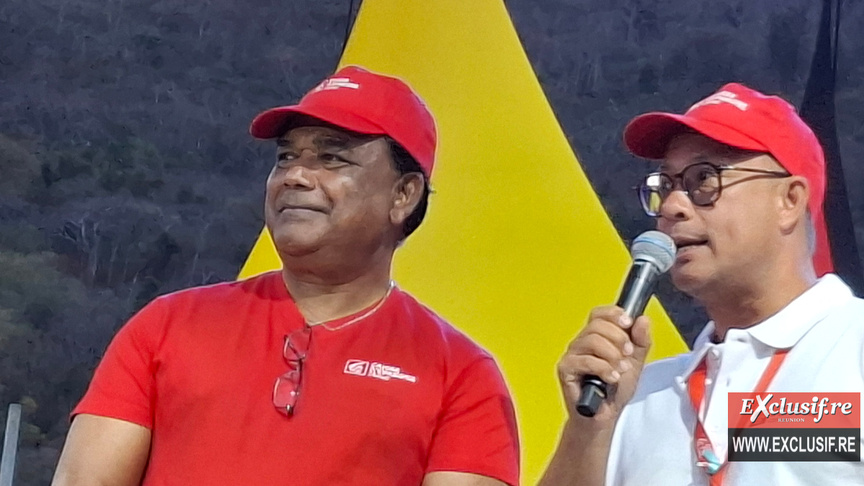 Moïse Nice,  et Olivier Won-Fa-Hin, respectivement Président et Directeur  de la SLE Cepac de La Réunion. Partenaires du Grand Raid 2026
