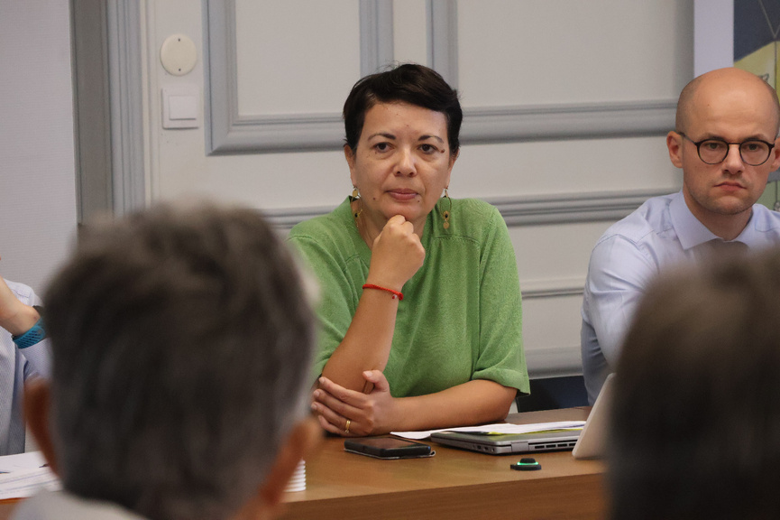 Nathalie Infante, secrétaire générale pour les affaires régionales (SGAR), et Tom Follet, directeur de cabinet