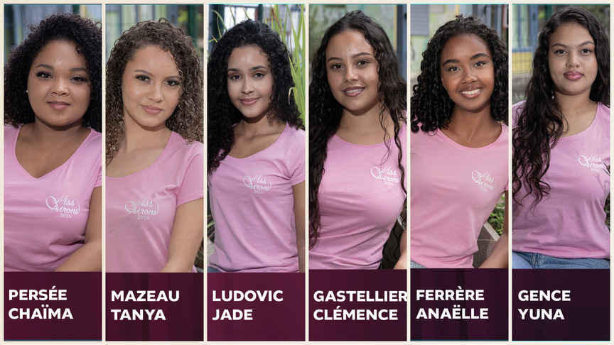 Les 6 candidates Miss Avirons 2026