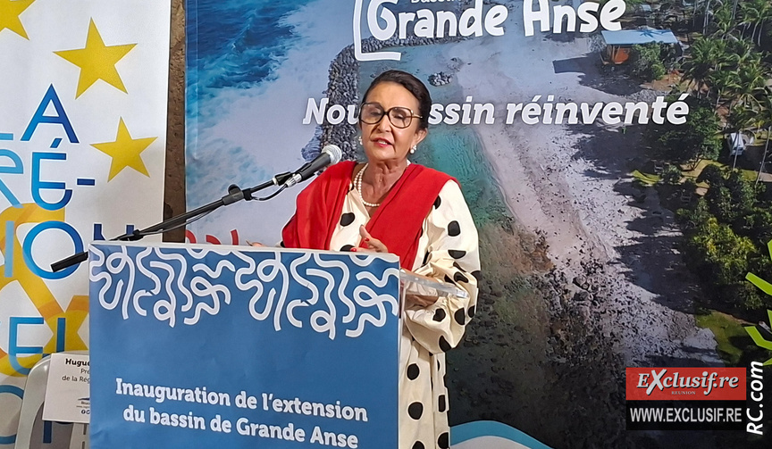 Huguette Bello, présidente de la Région Réunion. Huguette Bello, présidente de la Région Réunion.