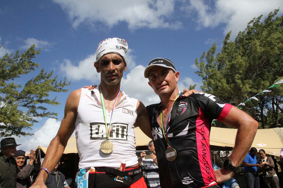 Jean-Marie Cadet et Simon Desveaux, les deux hommes forts des 47 km de la Perruche