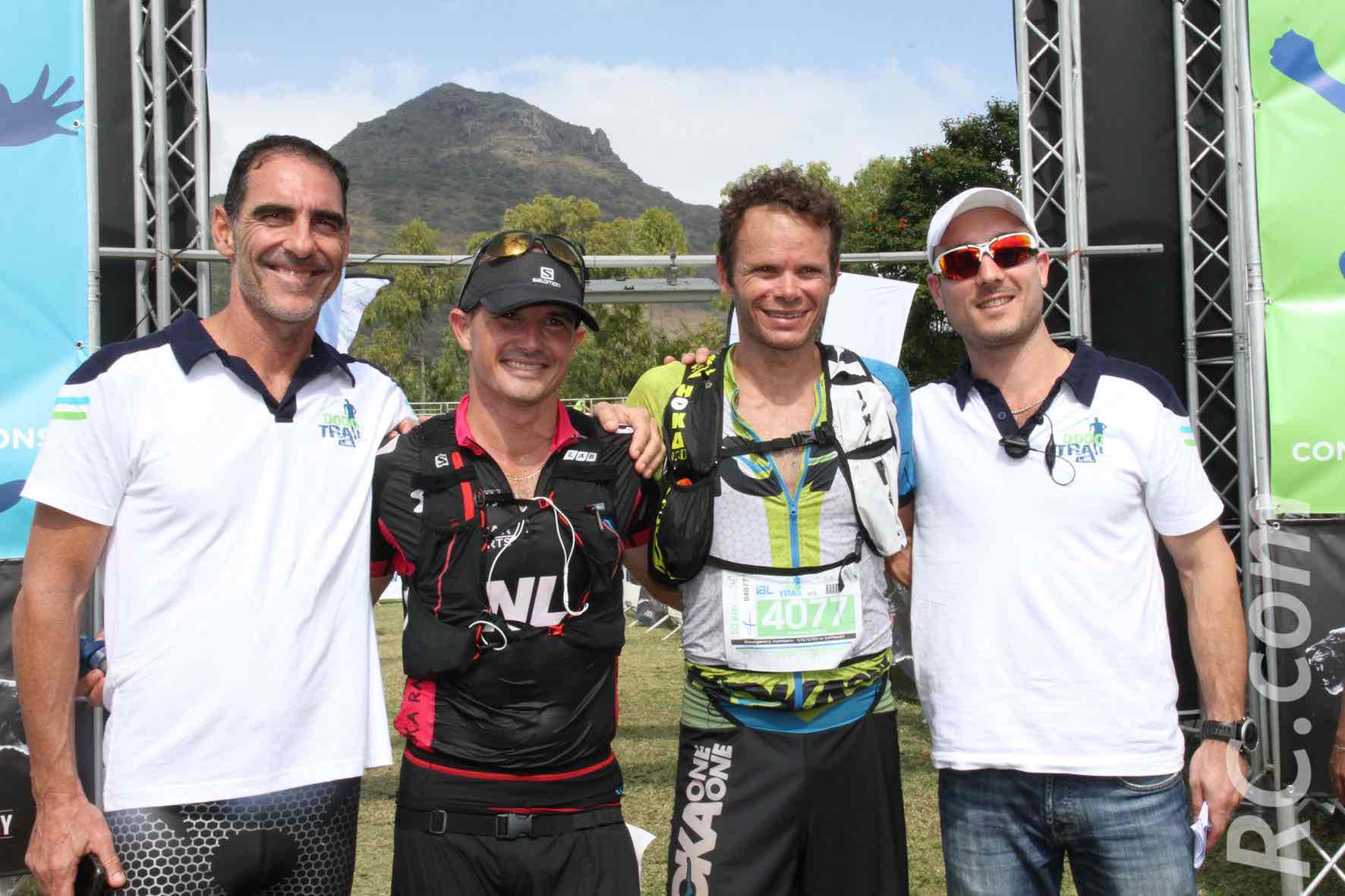 Yan De Maroussen, Simon Desveaux, Ludovic Pommeret et Yannick De Speville