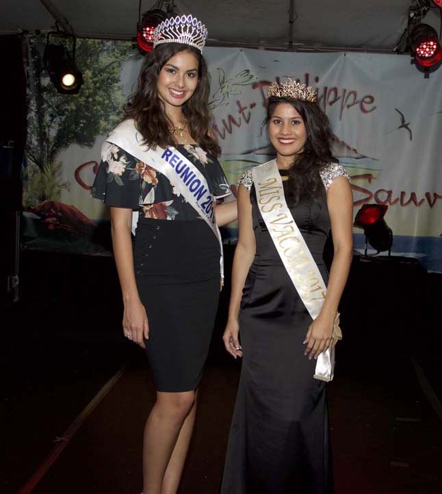 Miss Réunion et Miss Vacoa