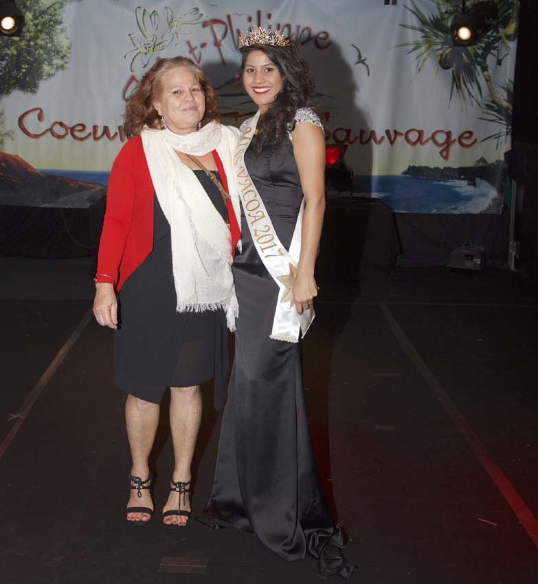 Chloé Damour avec sa maman