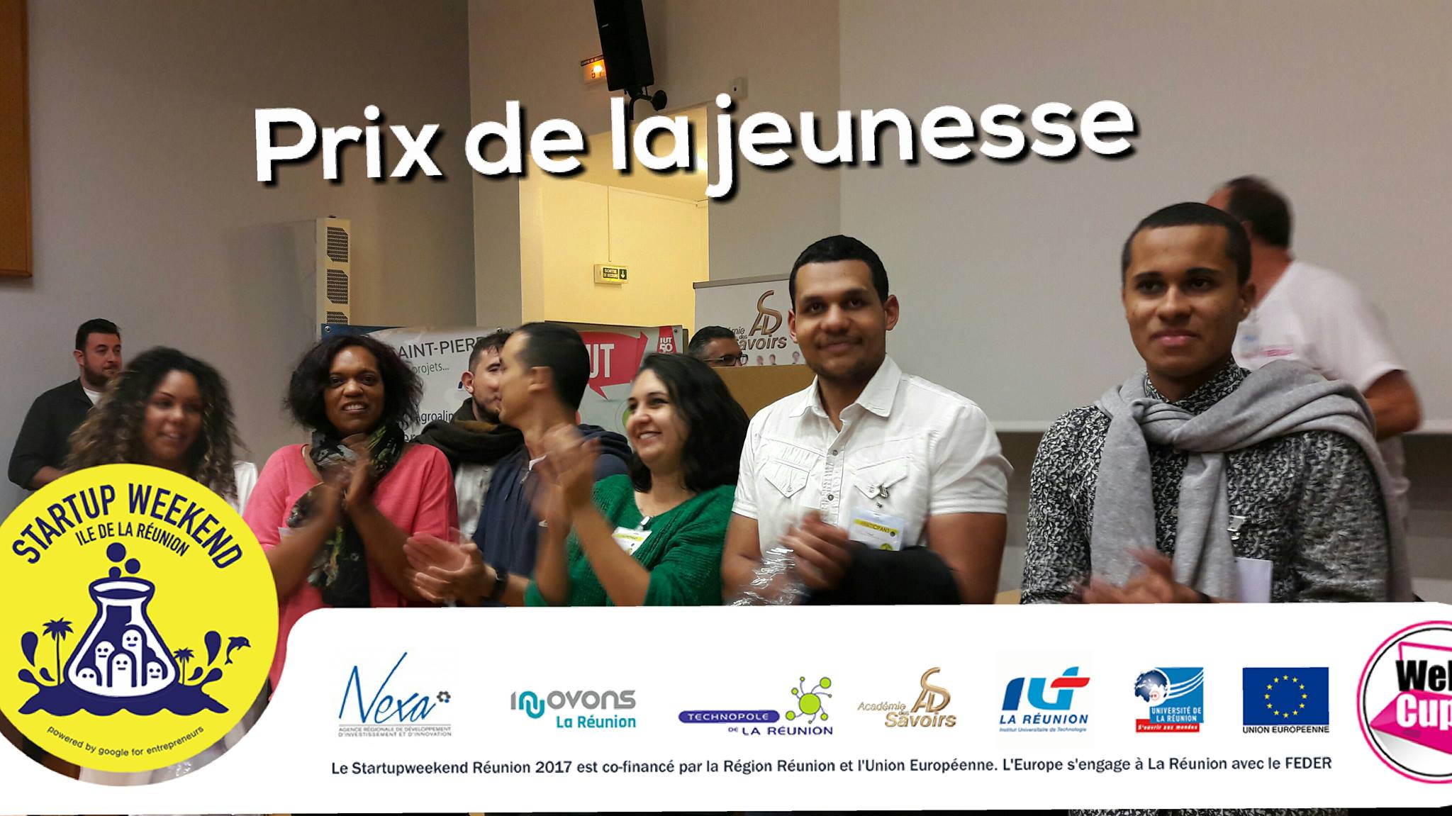 Prix de la Jeunesse au projet Presta job, porté par Lionel Robert et Yann-Brice Clerville Prix de la Jeunesse au projet Presta job, porté par Lionel Robert et Yann-Brice Clerville