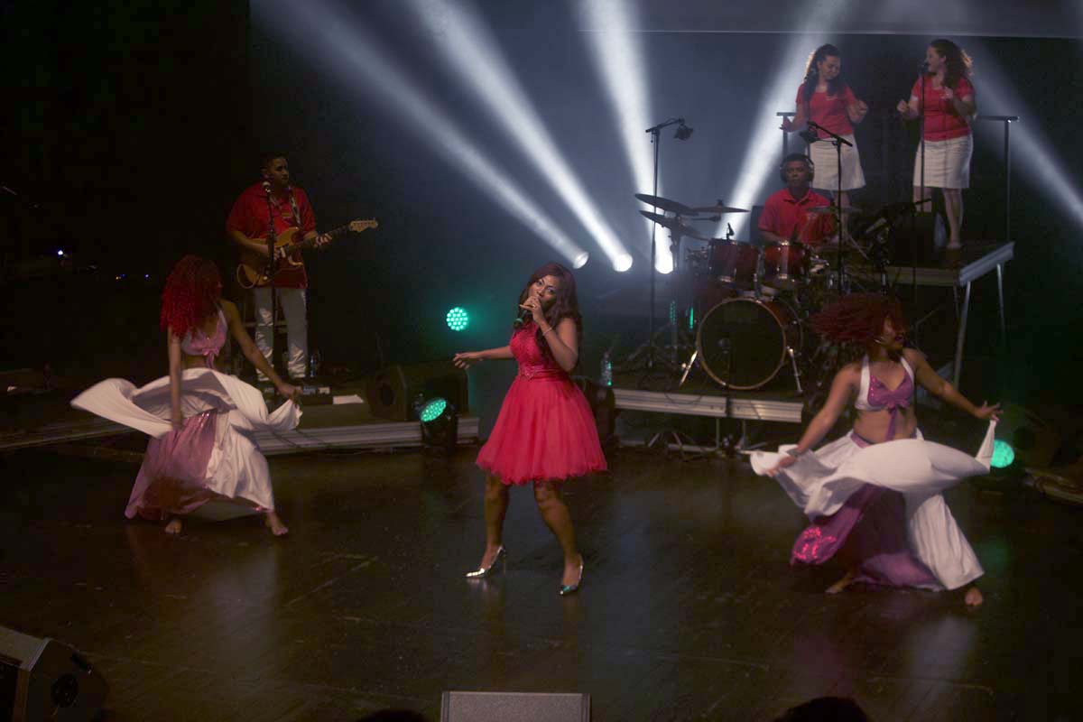 Missty en concert au Conservatoire Gramoune Lélé Saint-Benoît