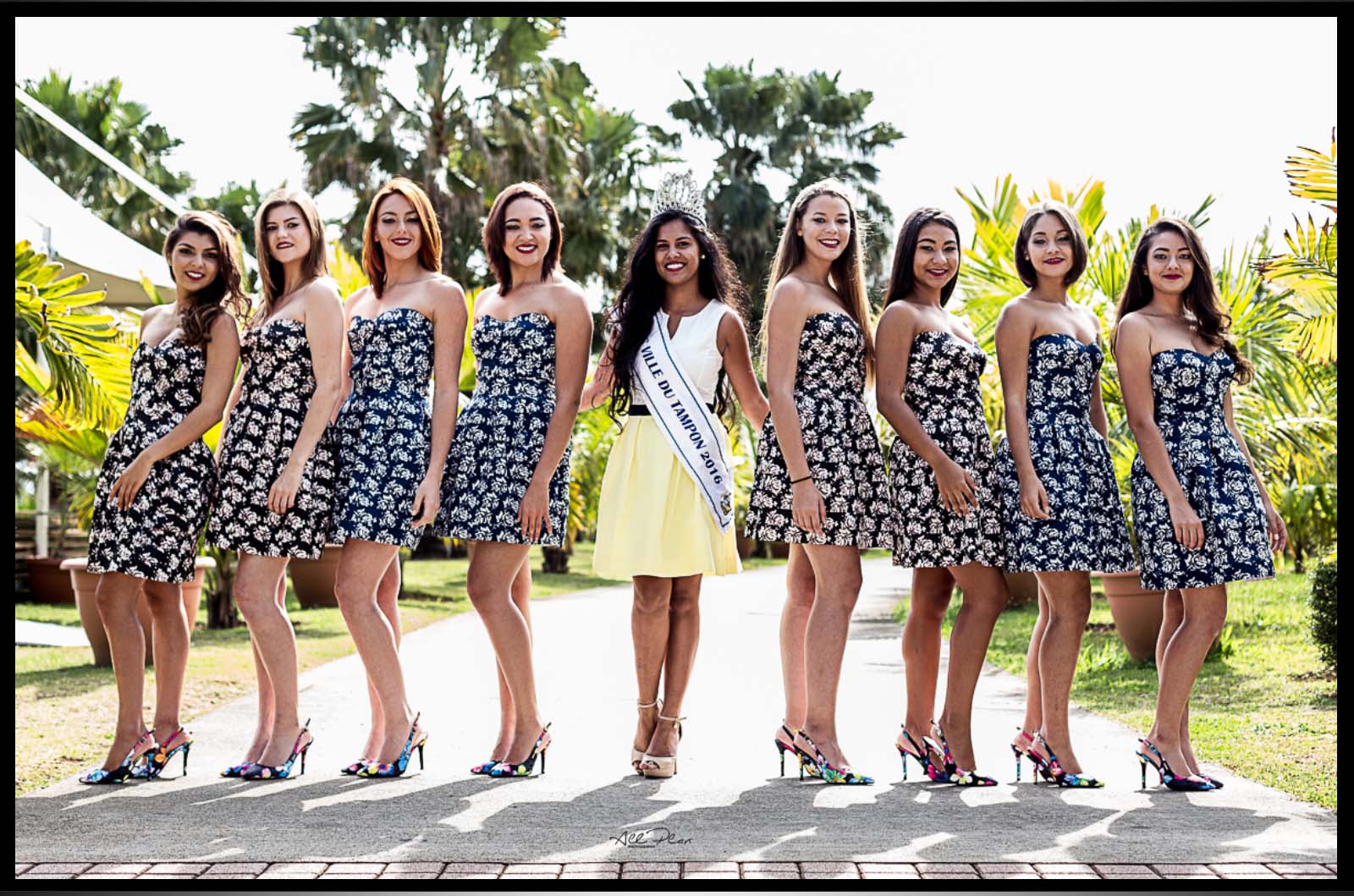 Avec Vani Hoarau, Miss Ville du Tampon 2016
