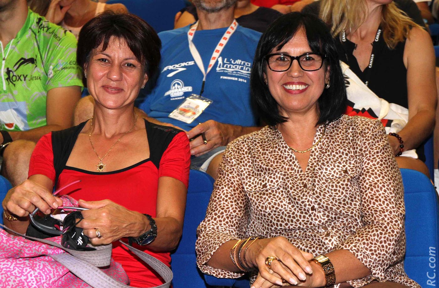 Alexandra Clain et Claudette Grondin, conseillère départementale