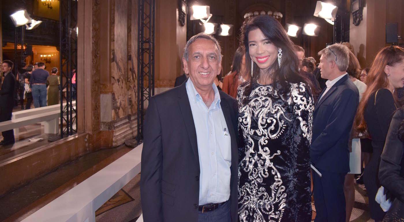 Aziz Patel, délégué Miss France, et Vanessa Modely: ils se connaissent depuis de longues années...