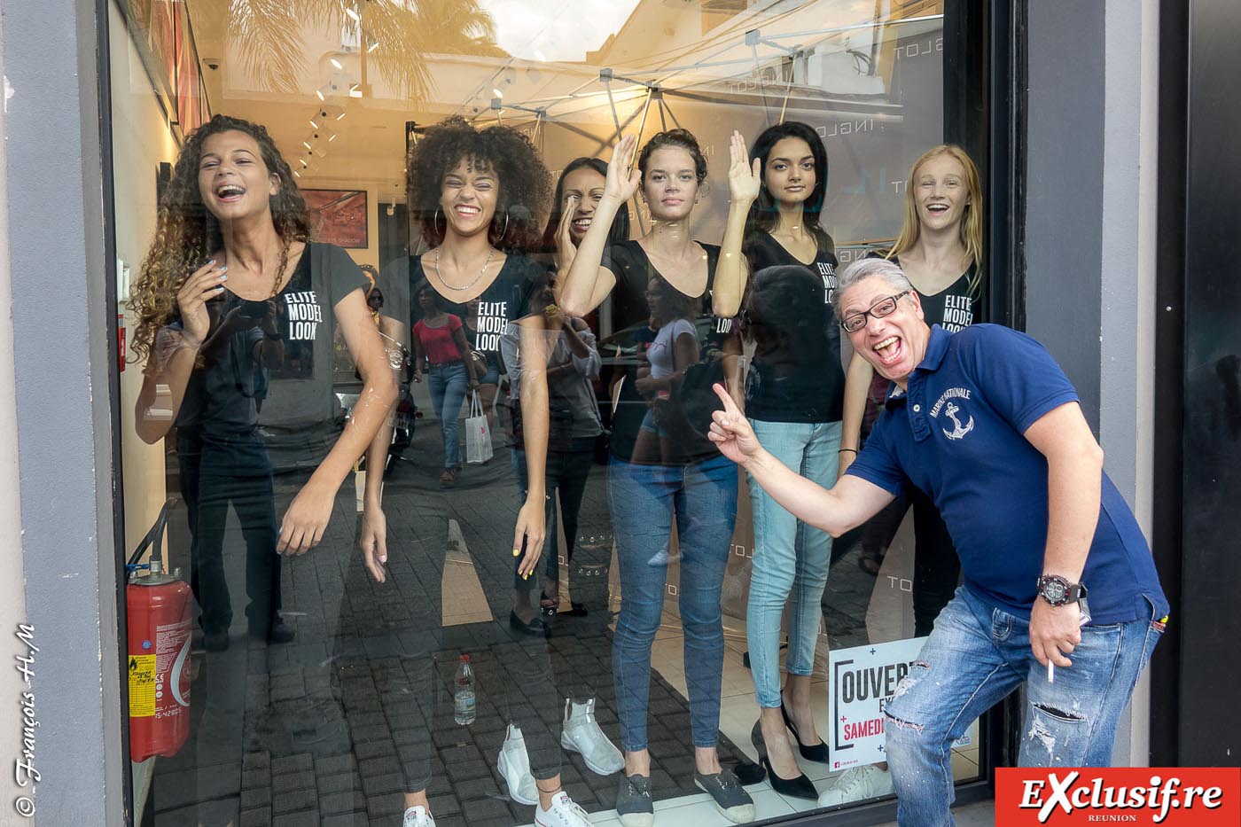 Les candidates Elite Model Look Réunion chez Inglot 