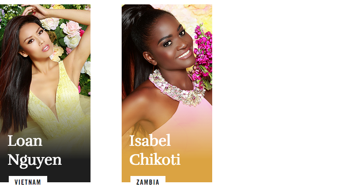 Miss Univers 2017: découvrez toutes les candidates