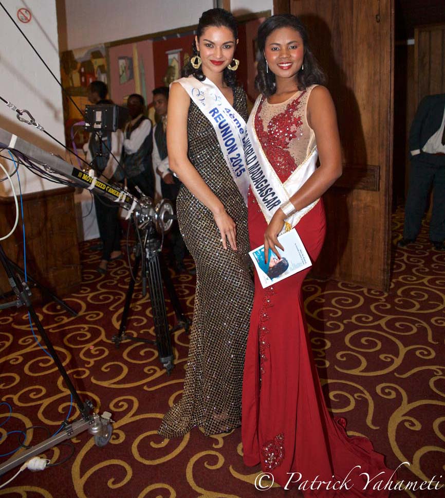 Azuima avec Felana Noëltinah Tirindraza qui a représenté récemment Madagascar à la finale Miss Monde en Chine