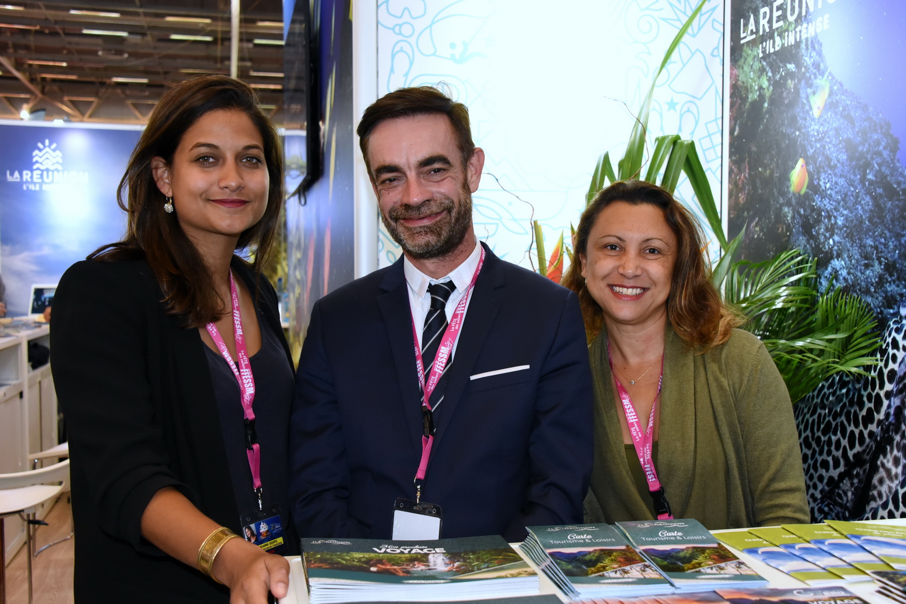 Marianne Goupil, Fabrice Adam (IRT) et Corine Lauret.