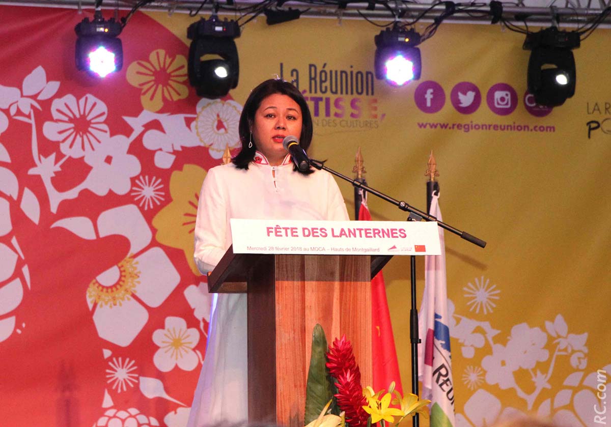 Lynda Lee Mow Sim, conseillère régionale déléguée à l'Ouverture sur le monde Est de l'océan indien