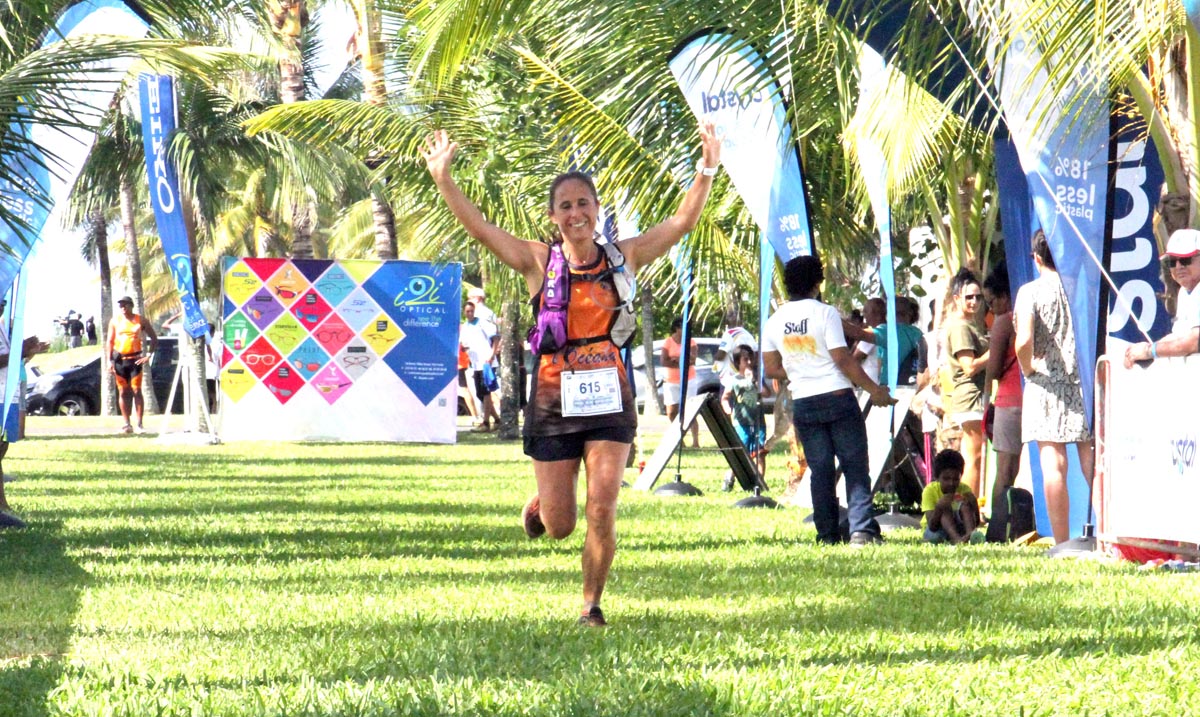 La Réunionnaise Ingrid Durand, victorieuse sur les 15km